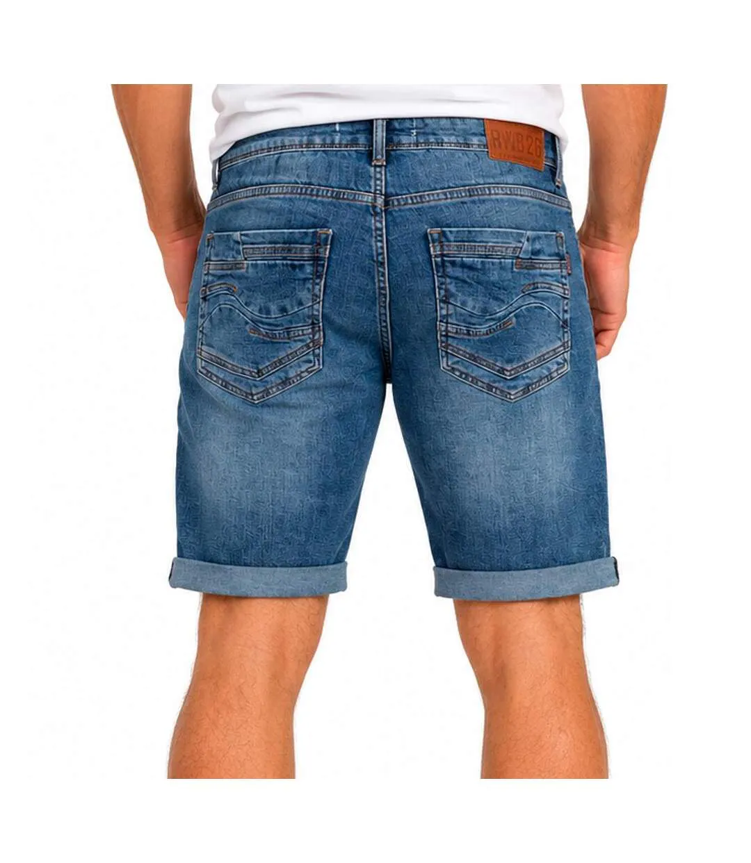 Short bleu homme rms26 3702-2