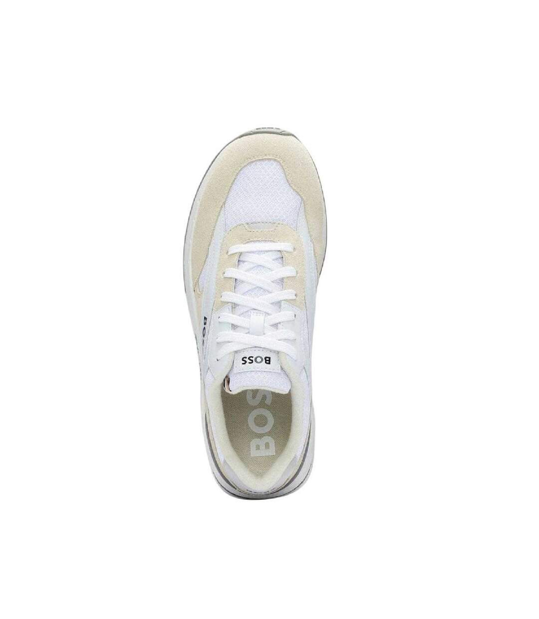 Baskets Course À Pied Kurt Homme Blanc Boss-3
