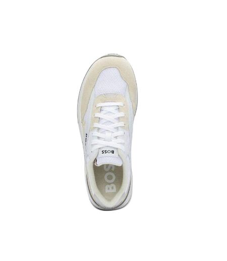 Baskets Course À Pied Kurt Homme Blanc Boss