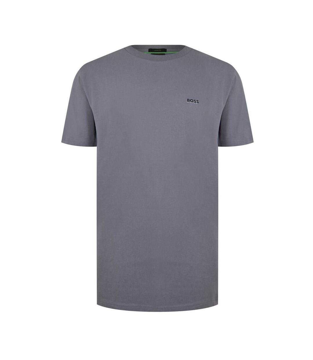 Mens Logo Regular T-shirt Medium Grey Boss-1