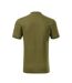 Polo Motif/style Losange Premium Homme Vert Malfini-2
