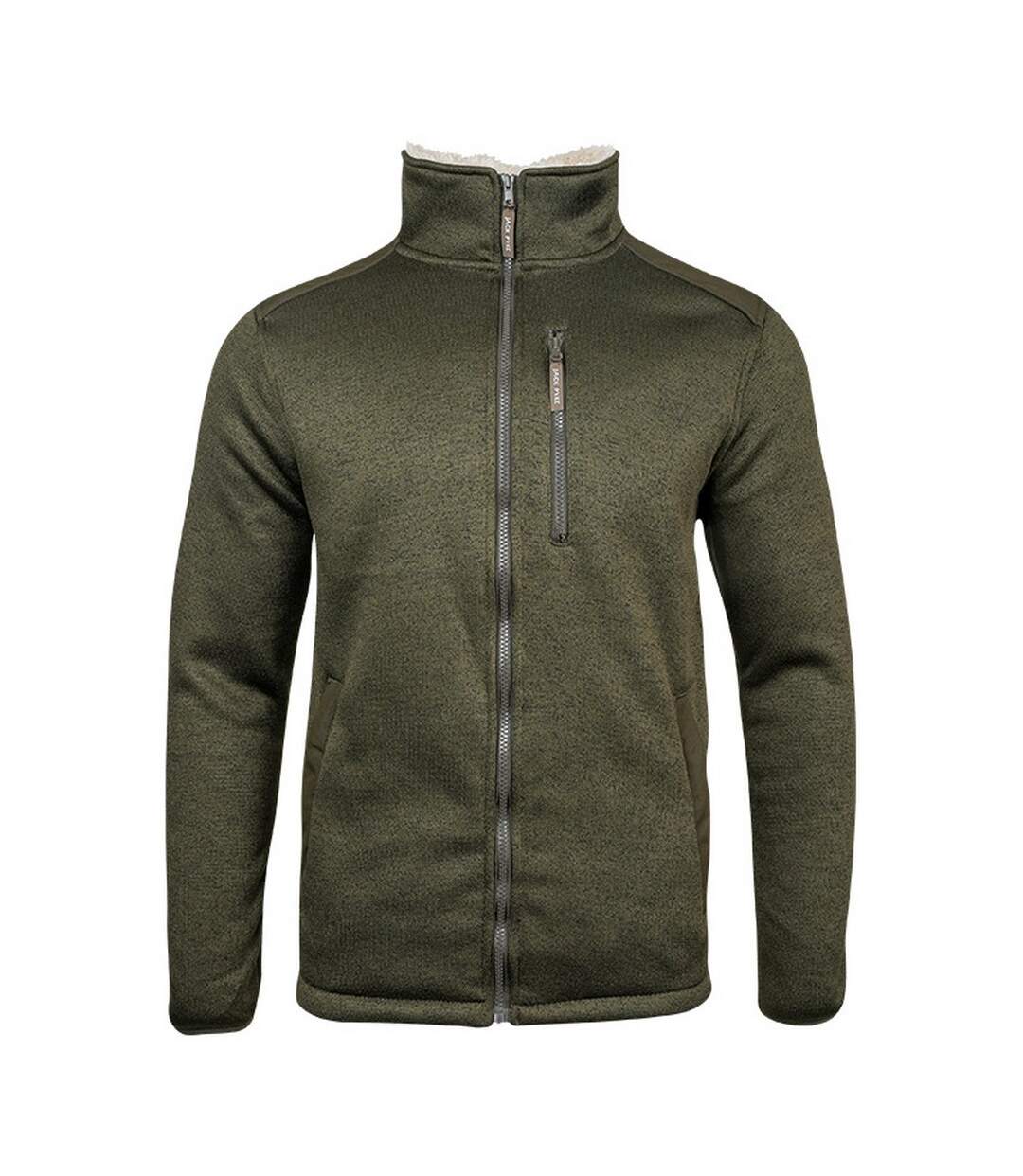 Veste Polaire Scandinavian Homme Olive Foncé Jack Pyke-1