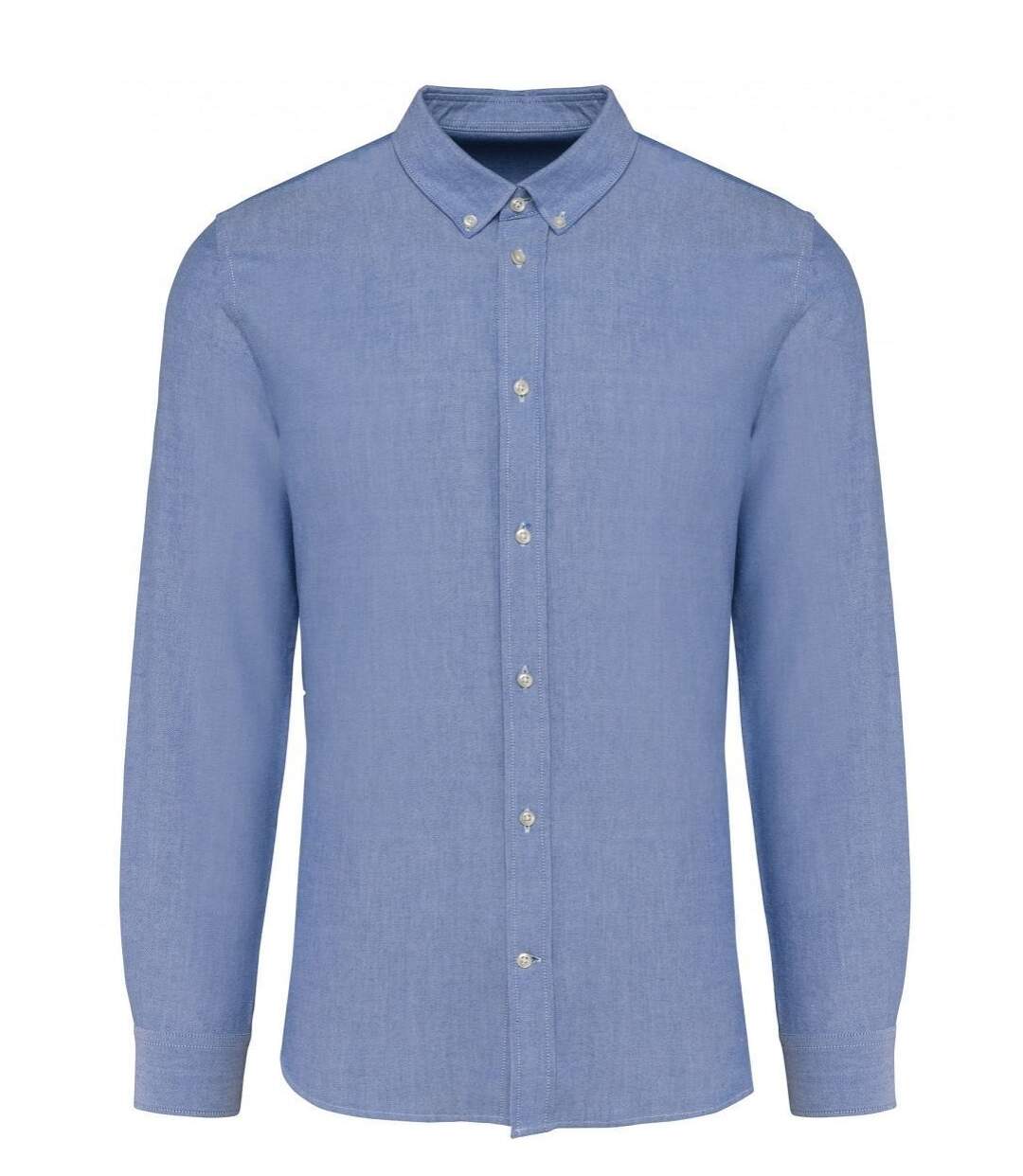 Chemise Oxford manches longues - Homme - PK503 - bleu roi clair