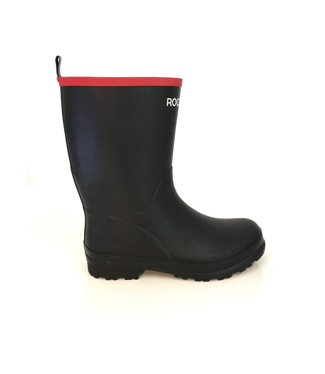 Bottes de pluie femme noir / rouge Rockfish-3