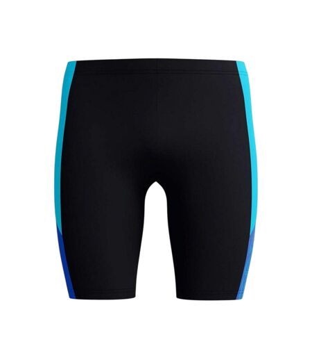 Jammer De Natation Motif/style Blocs De Couleurs Homme Noir Bleu Speedo