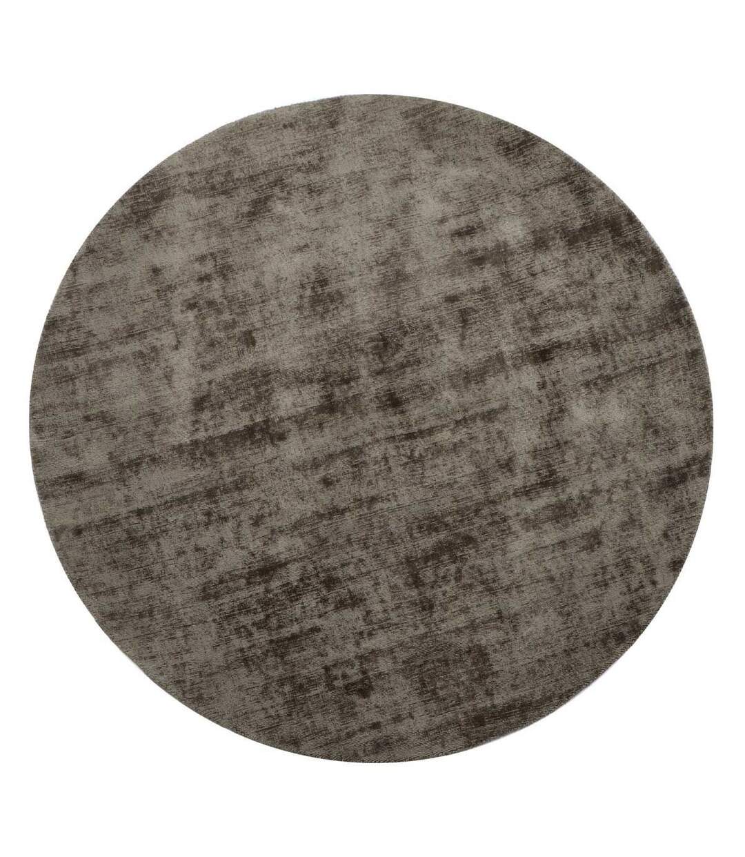 Tapis Déco Rond Fabian 150cm Gris-1