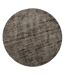 Tapis Déco Rond Fabian 150cm Gris-1