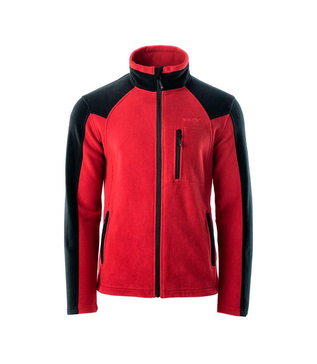 Veste polaire monar homme rouge foncé / noir Hi-Tec-1