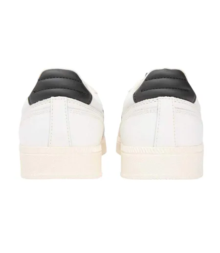Mens Greenwich Leather Trainers Black White Tommy Jeans