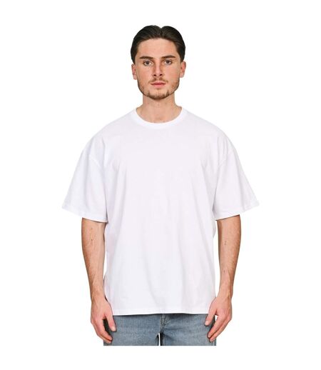 Unisex adult combed ringspun cotton oversized t-shirt white Casual Classics