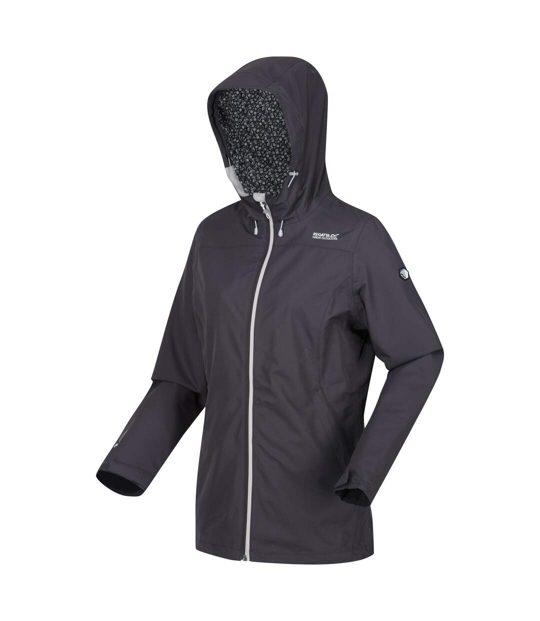 Veste Imperméable Hamara Femme Gris Phoque Regatta-3