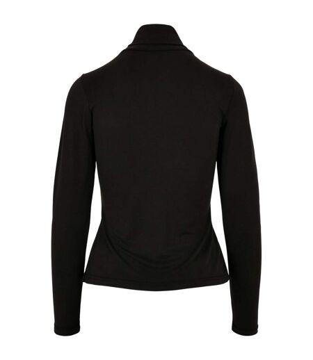 Col Roulé Manches Longues Femme Noir Urban Classics