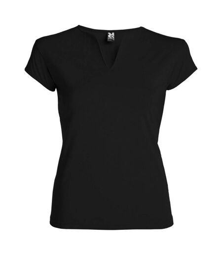 Roly Womens/Ladies Belice T-Shirt (Solid Black)