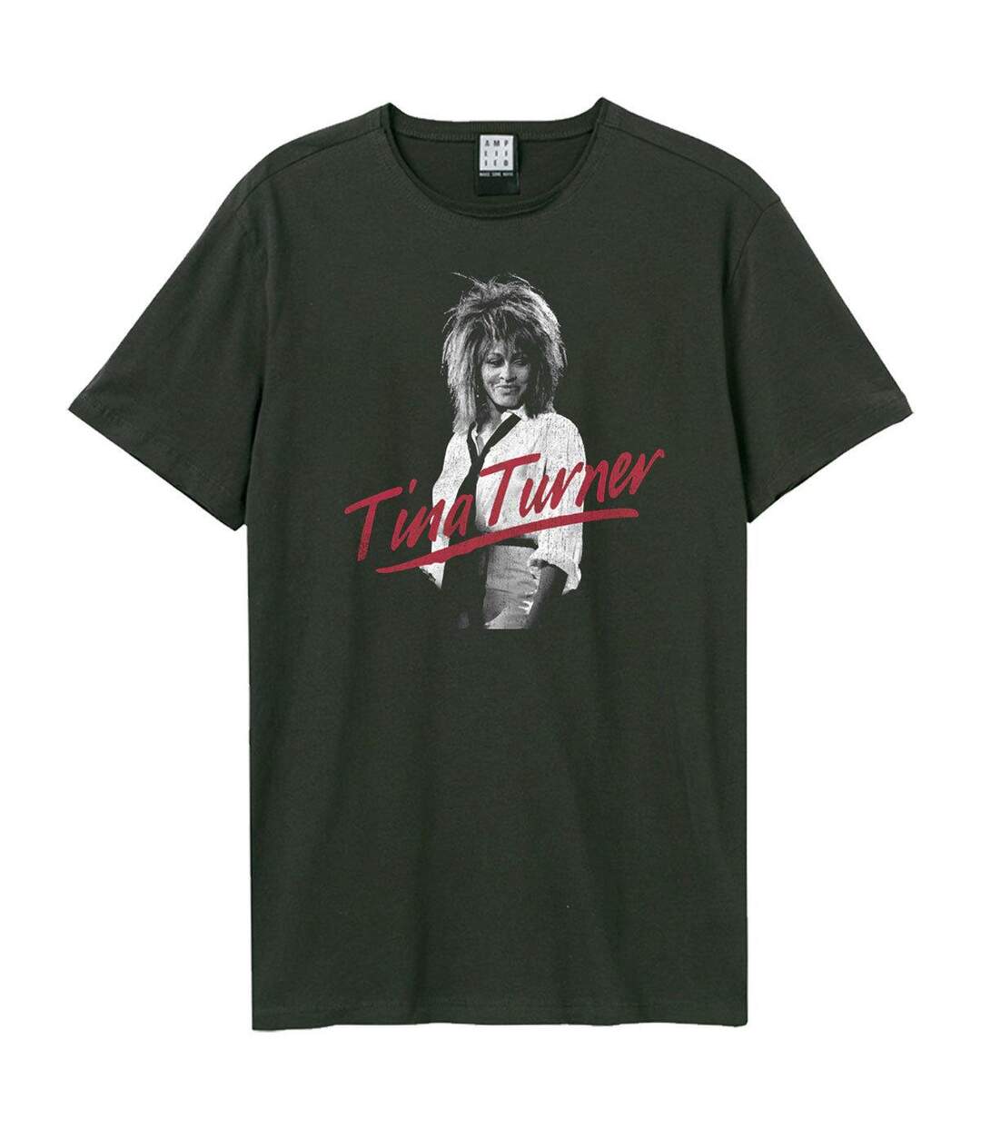 T-shirt Motif/style Tina Turner Tie Affair Adulte Charbon Amplified-1