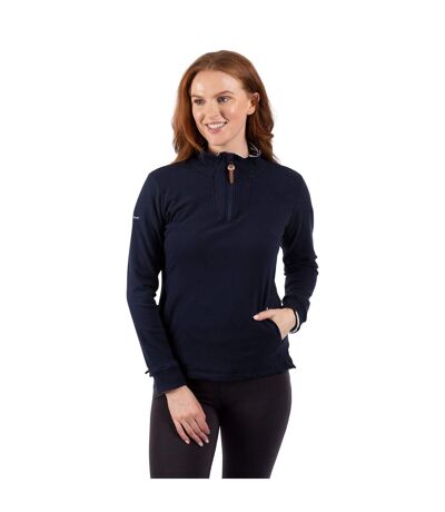 Womens/ladies Big Heart Fleece Navy Trespass
