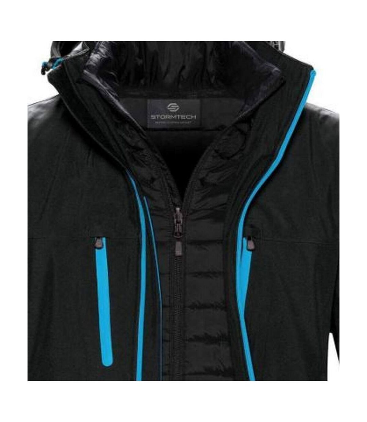Stormtech Mens Matrix System Jacket (Black/Electric Blue)