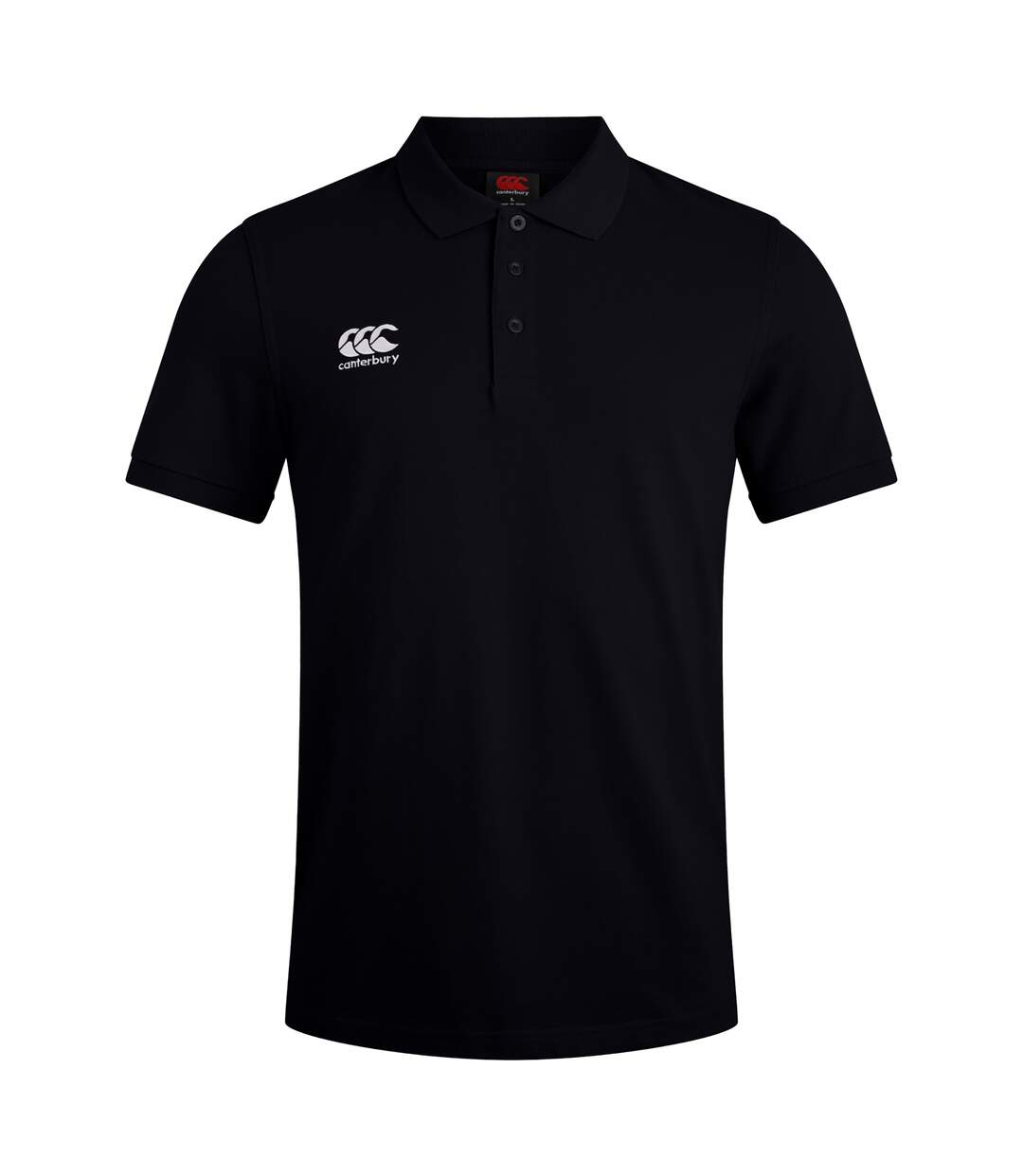 Mens Waimak Polo Shirt Black Canterbury-2