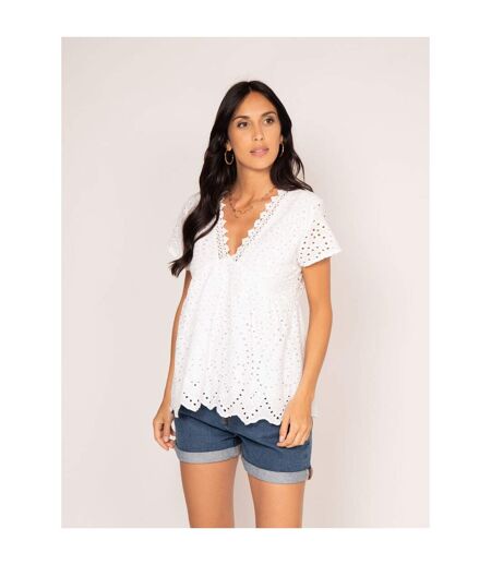 Blouse broderie anglaise FADIA - Dona X Lisa