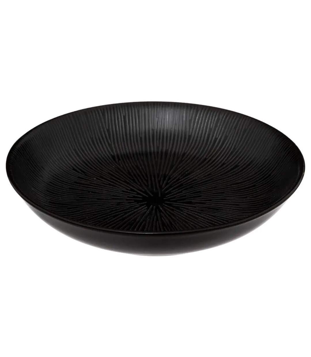 Lot de 6 Assiettes Creuses Atelier 19cm Noir-2