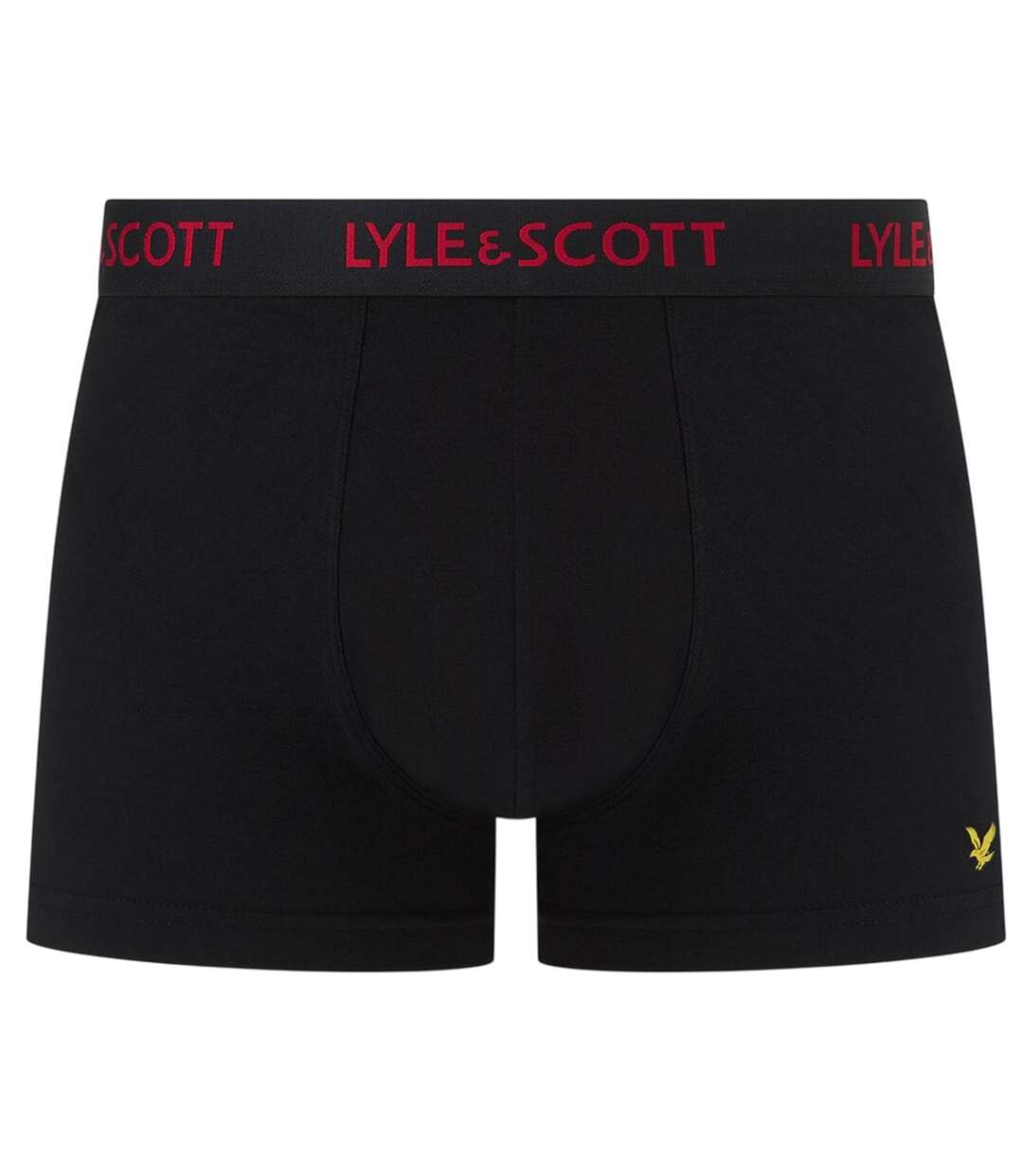 Lot De 5  Boxers Motif/style Uni Core Homme Noir Lyle & Scott-3