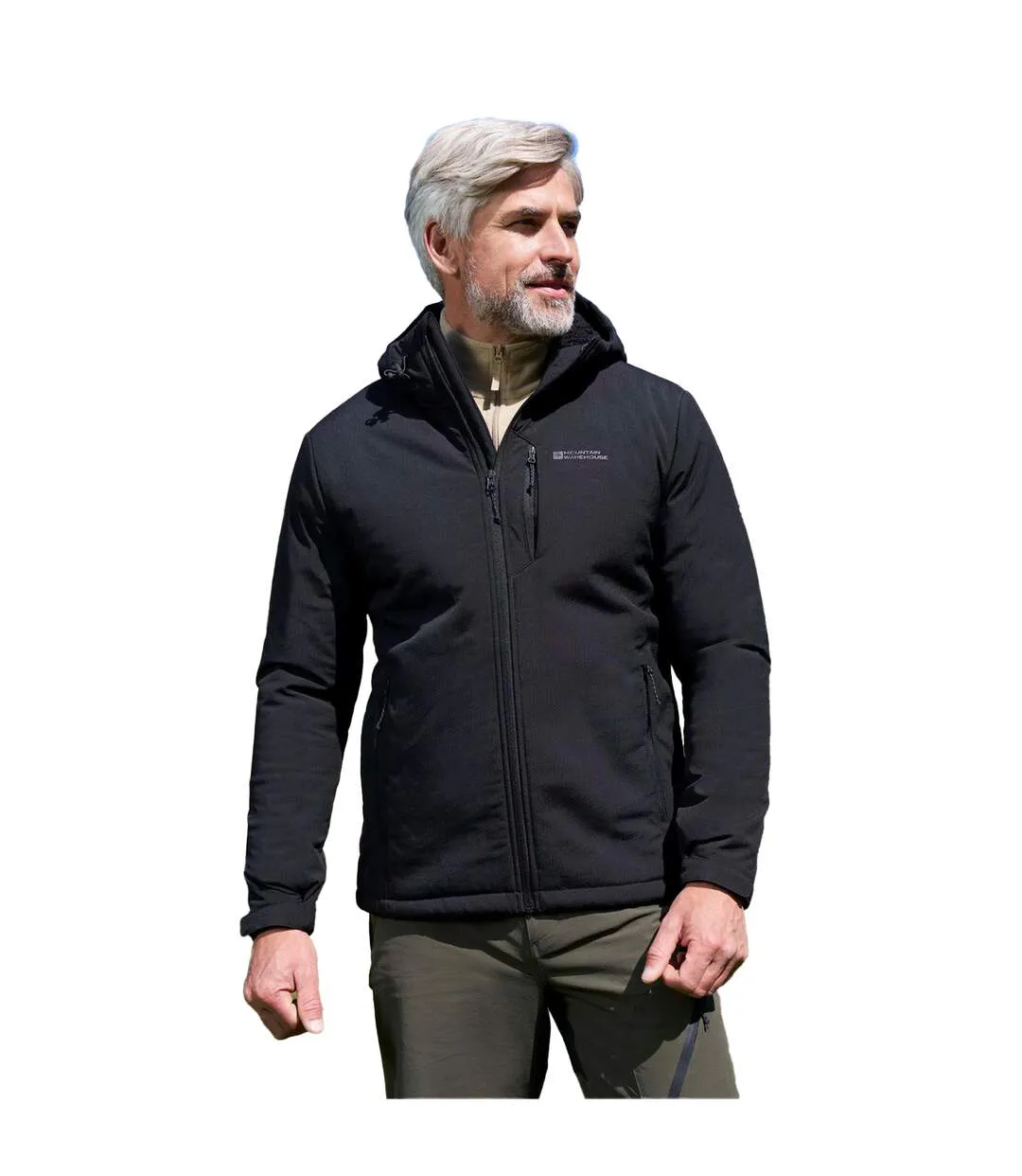 Veste Softshell Charleston Homme Noir Mountain Warehouse-1