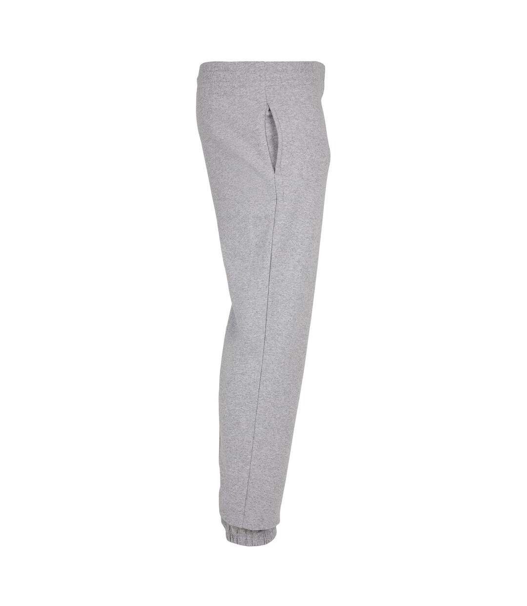 Pantalon de jogging basic adulte gris chiné Build Your Brand-4