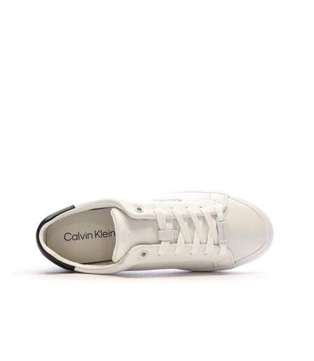 Baskets blanches femme calvin klein jeans vulcanized