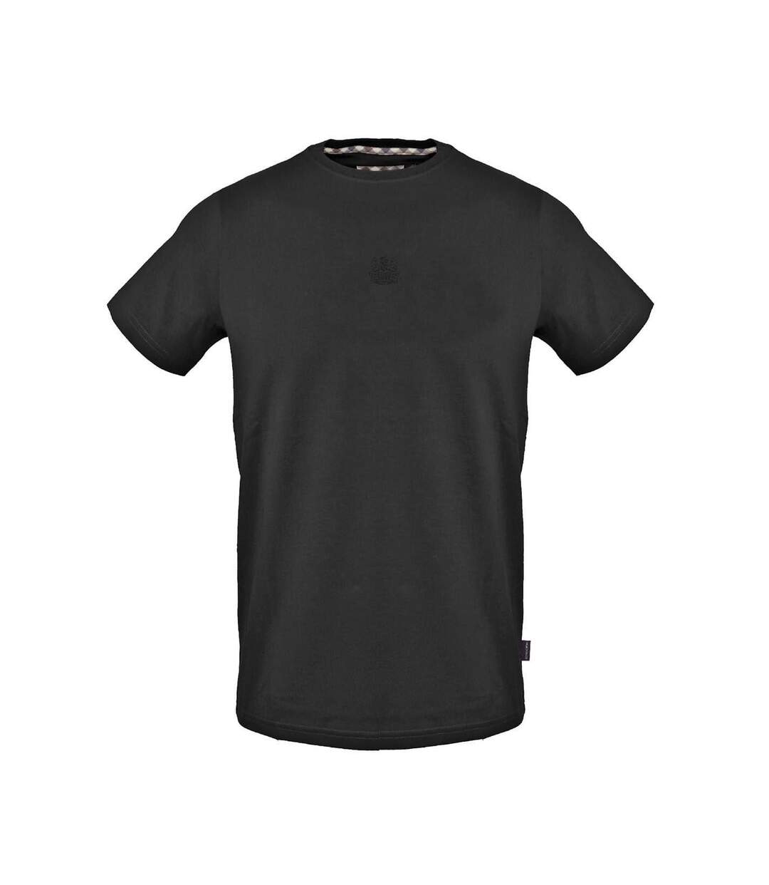 T-shirt Homme Noir Aquascutum-1