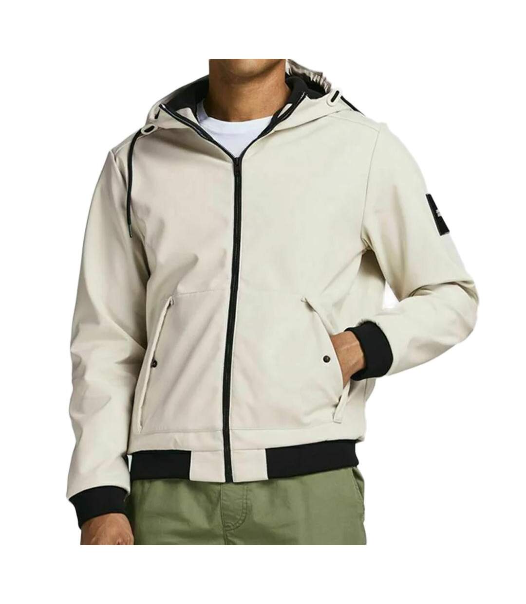 Veste beige homme jack & jones 12232354-1