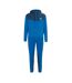 Mens Two Tone Cotton Blend Workout Tracksuit Royal Blue Navy Lonsdale-1