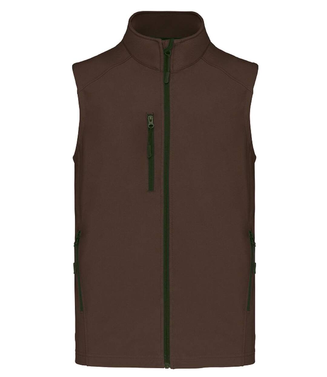 Bodywarmer softshell - gilet sans manches - K403 - marron - Homme