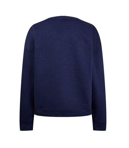 Sweat Manches Tombantes Femme Bleu Marine Calvin Klein