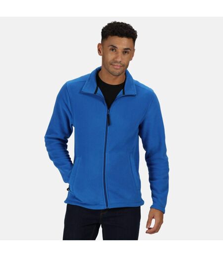 Regatta Mens Plain Micro Fleece Full Zip Jacket (Layer Lite) (Oxford Blue)