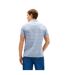 Mens Striped Polo Shirt Blue Jean White Tommy Hilfiger-3
