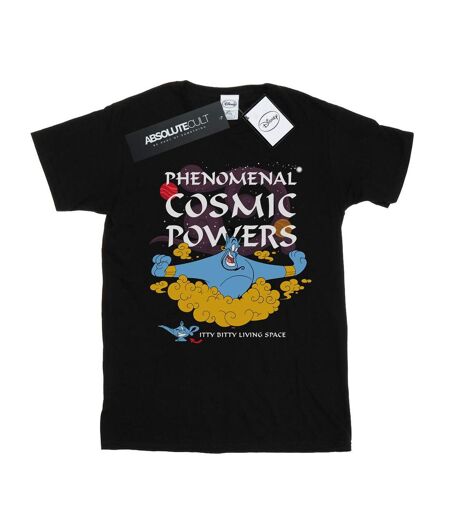 Disney - T-shirt ALADDIN GENIE PHENOMENAL COSMIC POWERS - Femme (Noir) - UTBI17179