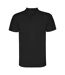 Roly Mens Monzha Short-Sleeved Polo Shirt (Solid Black)