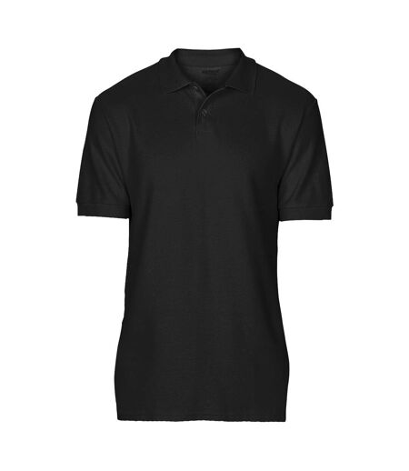 Softstyle polo homme noir Gildan Gildan