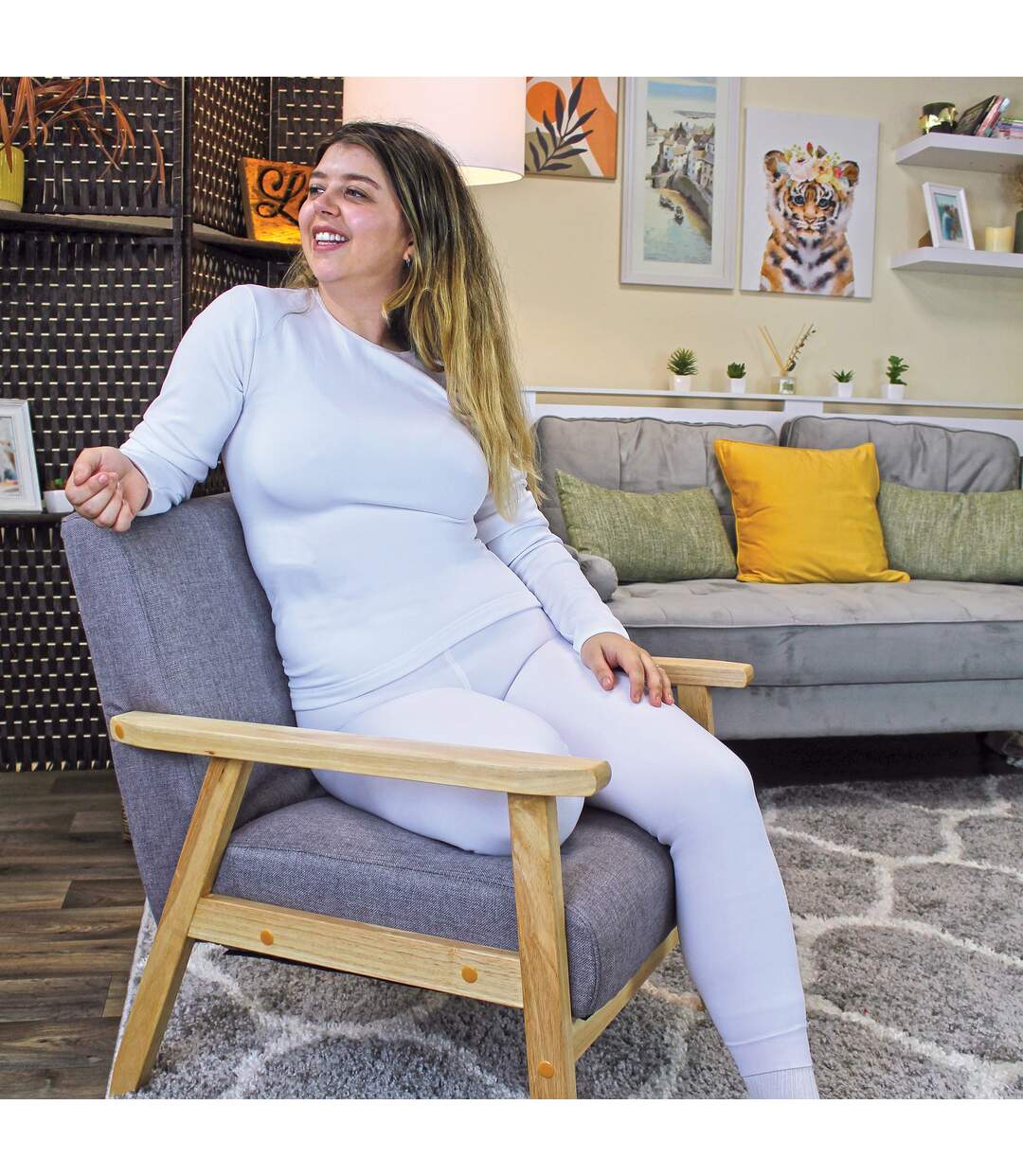 THMO - Lot de 3 hauts thermiques à manches longues pour femme pour l'hiver-5