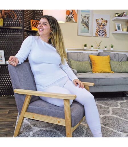 THMO - Lot de 3 hauts thermiques à manches longues pour femme pour l'hiver