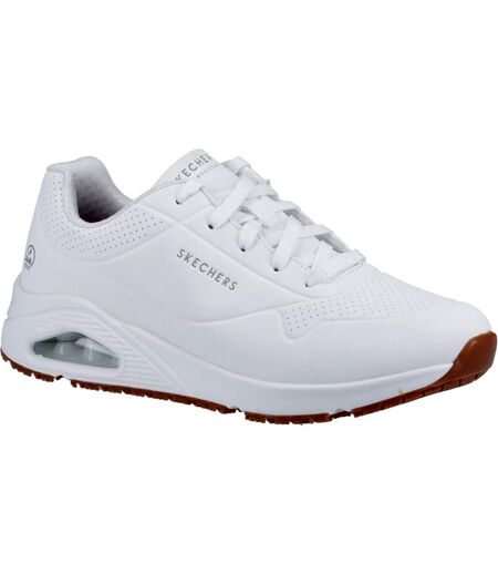 Skechers Womens/Ladies Uno SR Work Relaxed Fit Safety Shoes (White) - UTFS10244