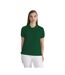 Polo À Manches Courtes  Pour Femme Vert Bouteille SG-1