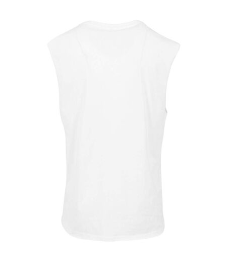 T-shirt Sans Manches Homme Blanc Build Your Brand