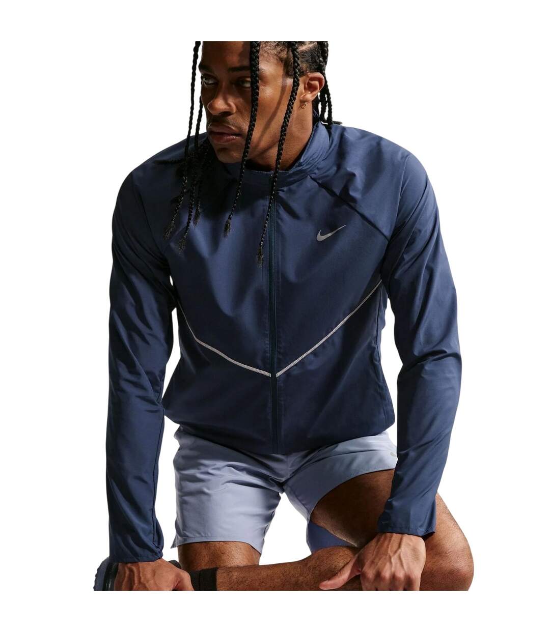 Mens Repel Miler Running Jacket Midnight Navy Nike-1