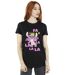 Disney Femmes/Les femmes Lilo & Stitch Angel Fa La La T-Shirt Boyfriend en coton (Noir) - UTBI30584-2