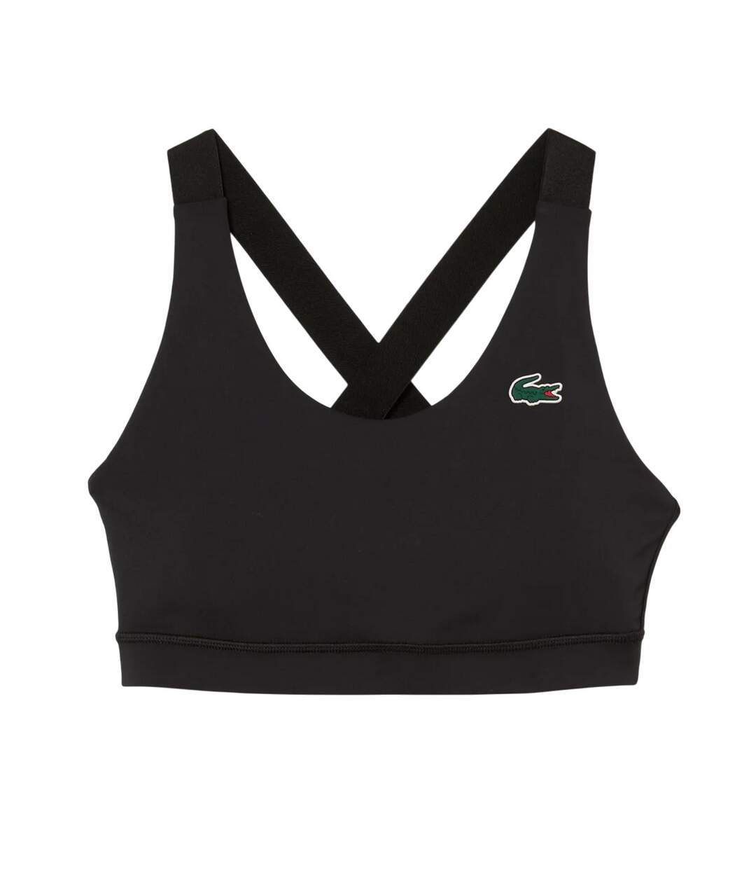 Brassière de sport femme noir Lacoste-1