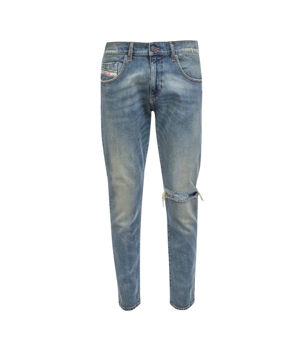 Mens 2019 D-strukt Denim Slim Jeans Blue Diesel-1