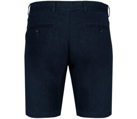 Bermuda en lin - Homme - PATS711 - bleu marine
