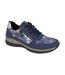 Womens/ladies clita floral trainers navy Cipriata