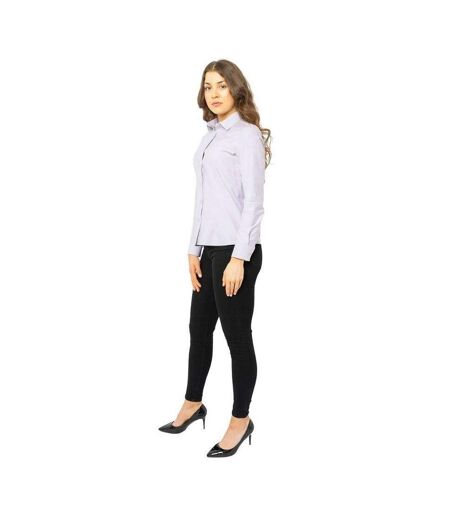 Chemisier Monika Oxford Femme Violet Di Selentino
