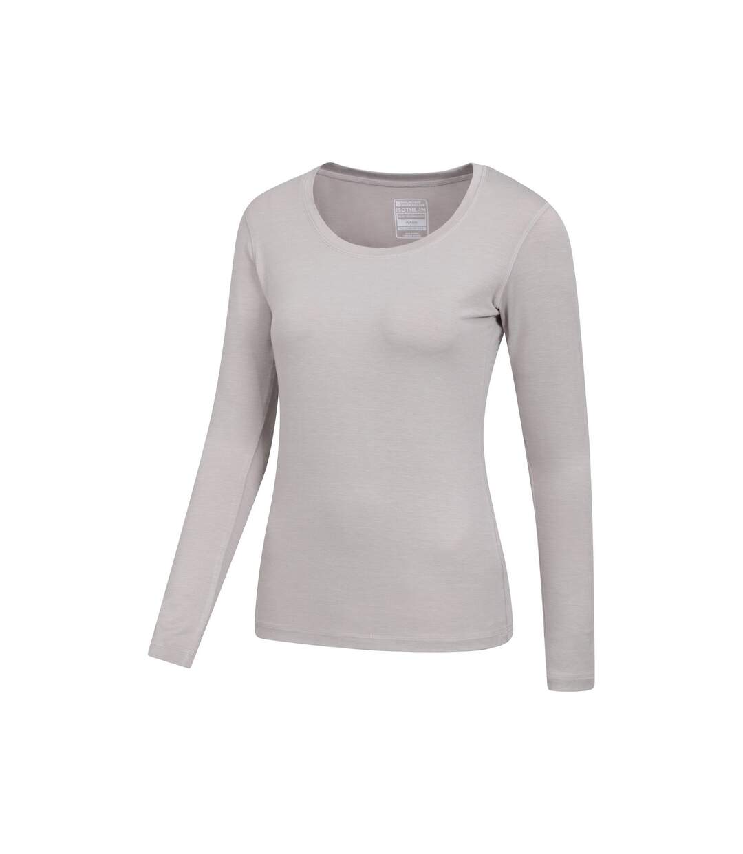Womens/ladies Keep The Heat Thermal Top Light Beige Mountain Warehouse-3